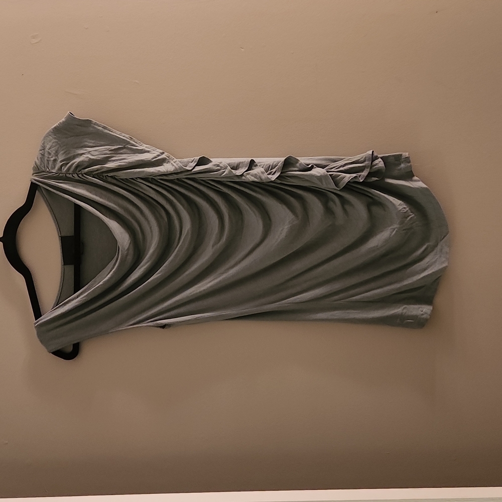 Side ruffle tank